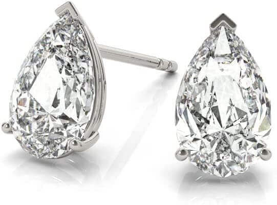 IGI Certified Lab Grown Solitaire Diamond Stud Earrings