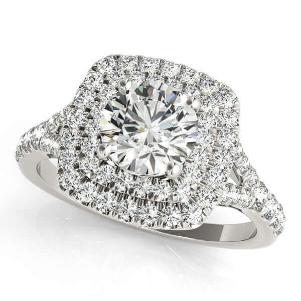 Diamond Double Halo Ring