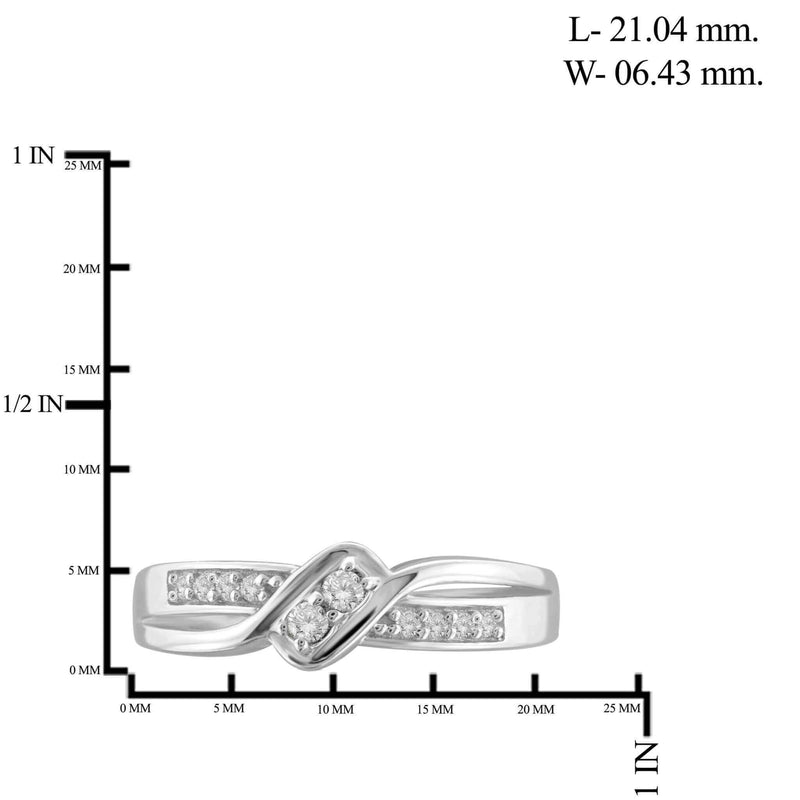 I Love Us Two-Stone Ring